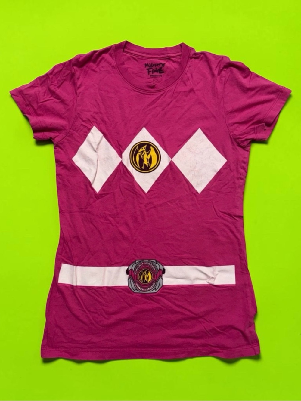 Mighty Fine Pink Power Ranger Shirt